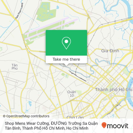 Shop Mens Wear Cường, ĐƯỜNG Trường Sa Quận Tân Bình, Thành Phố Hồ Chí Minh map
