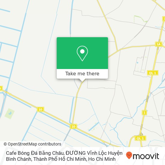 Cafe Bóng Đá Băng Châu, ĐƯỜNG Vĩnh Lộc Huyện Bình Chánh, Thành Phố Hồ Chí Minh map