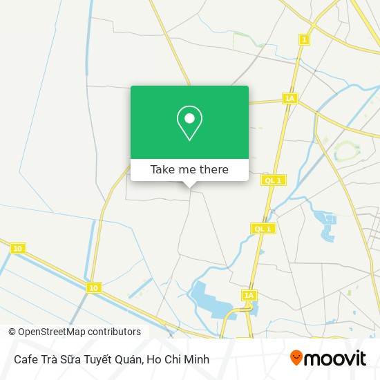 Cafe Trà Sữa Tuyết Quán map