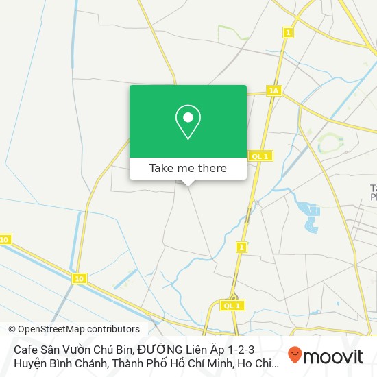 Cafe Sân Vườn Chú Bin, ĐƯỜNG Liên Ấp 1-2-3 Huyện Bình Chánh, Thành Phố Hồ Chí Minh map