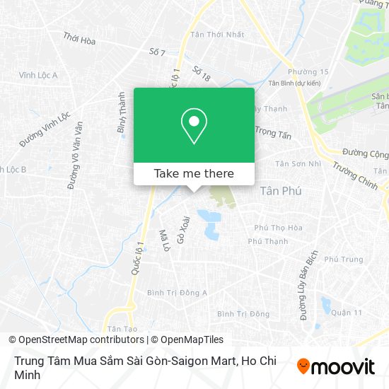 Trung Tâm Mua Sắm Sài Gòn-Saigon Mart map