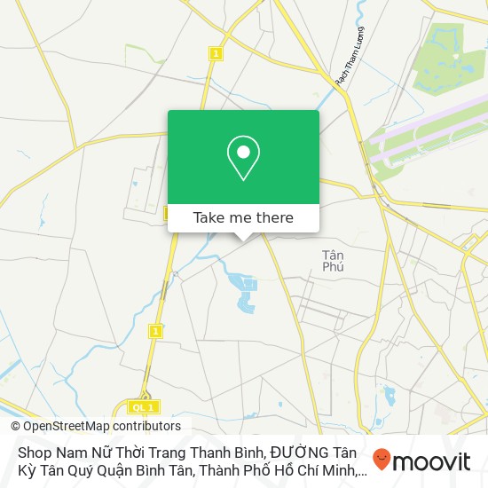 Shop Nam Nữ Thời Trang Thanh Bình, ĐƯỜNG Tân Kỳ Tân Quý Quận Bình Tân, Thành Phố Hồ Chí Minh map