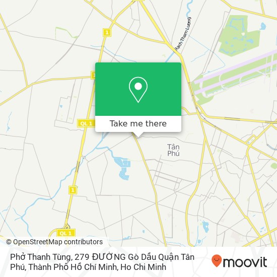 Phở Thanh Tùng, 279 ĐƯỜNG Gò Dầu Quận Tân Phú, Thành Phố Hồ Chí Minh map