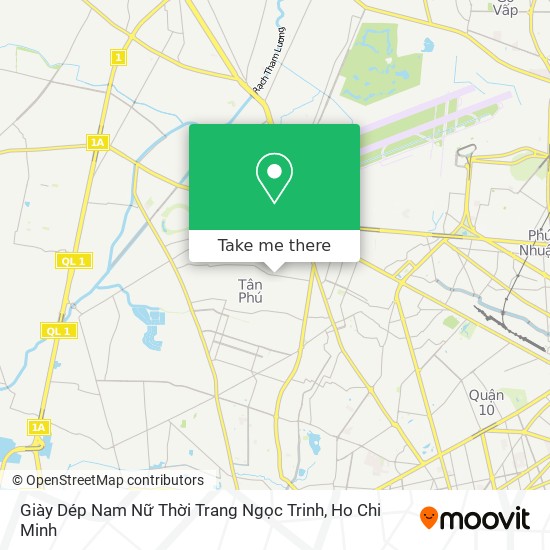 Giày Dép Nam Nữ Thời Trang Ngọc Trinh map