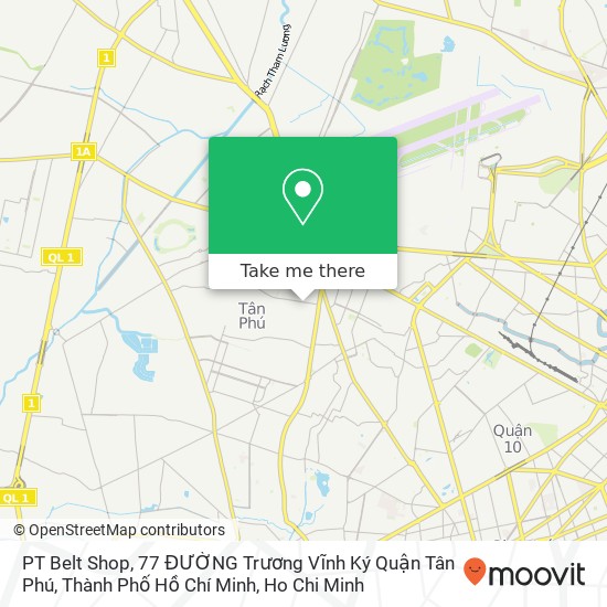 PT Belt Shop, 77 ĐƯỜNG Trương Vĩnh Ký Quận Tân Phú, Thành Phố Hồ Chí Minh map