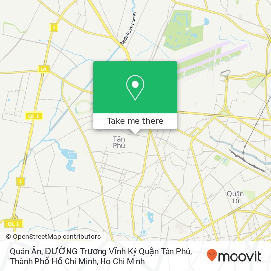 Quán Ăn, ĐƯỜNG Trương Vĩnh Ký Quận Tân Phú, Thành Phố Hồ Chí Minh map