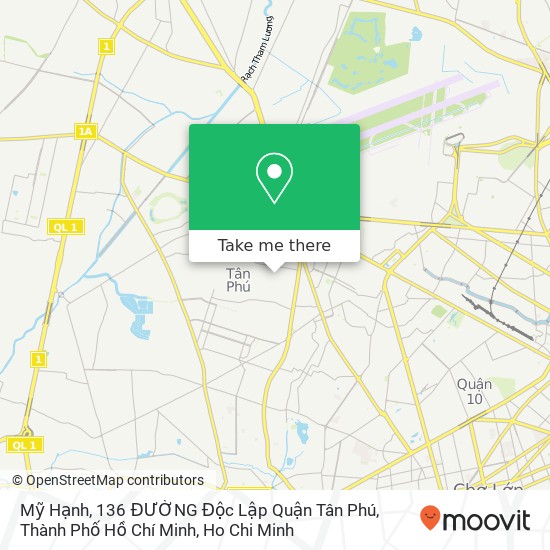 Mỹ Hạnh, 136 ĐƯỜNG Độc Lập Quận Tân Phú, Thành Phố Hồ Chí Minh map