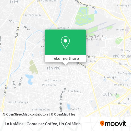 La Kaféine - Container Coffee map