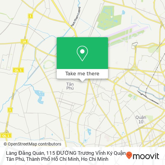 Làng Đăng Quán, 115 ĐƯỜNG Trương Vĩnh Ký Quận Tân Phú, Thành Phố Hồ Chí Minh map