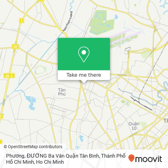 Phương, ĐƯỜNG Ba Vân Quận Tân Bình, Thành Phố Hồ Chí Minh map