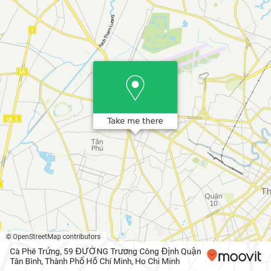 Cà Phê Trứng, 59 ĐƯỜNG Trương Công Định Quận Tân Bình, Thành Phố Hồ Chí Minh map