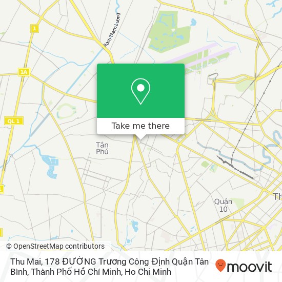 Thu Mai, 178 ĐƯỜNG Trương Công Định Quận Tân Bình, Thành Phố Hồ Chí Minh map