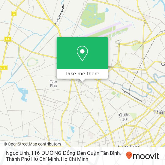 Ngọc Linh, 116 ĐƯỜNG Đồng Đen Quận Tân Bình, Thành Phố Hồ Chí Minh map