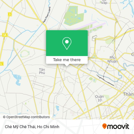 Chè Mỹ Chè Thái map