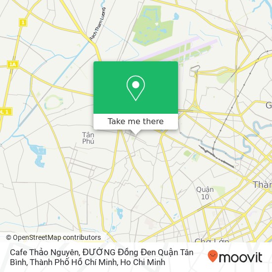 Cafe Thảo Nguyên, ĐƯỜNG Đồng Đen Quận Tân Bình, Thành Phố Hồ Chí Minh map