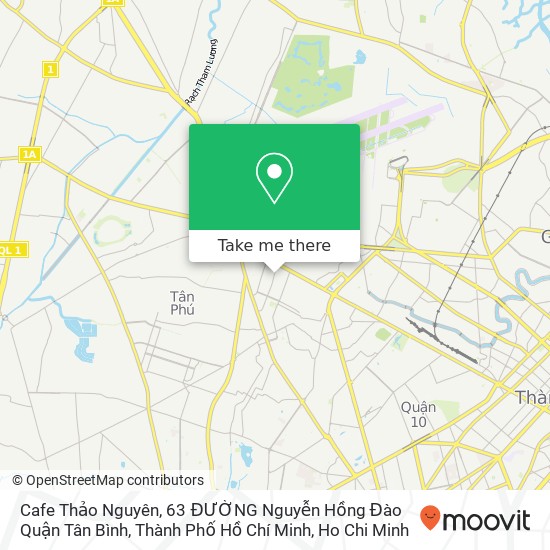 Cafe Thảo Nguyên, 63 ĐƯỜNG Nguyễn Hồng Đào Quận Tân Bình, Thành Phố Hồ Chí Minh map