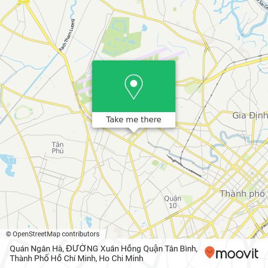 Quán Ngân Hà, ĐƯỜNG Xuân Hồng Quận Tân Bình, Thành Phố Hồ Chí Minh map