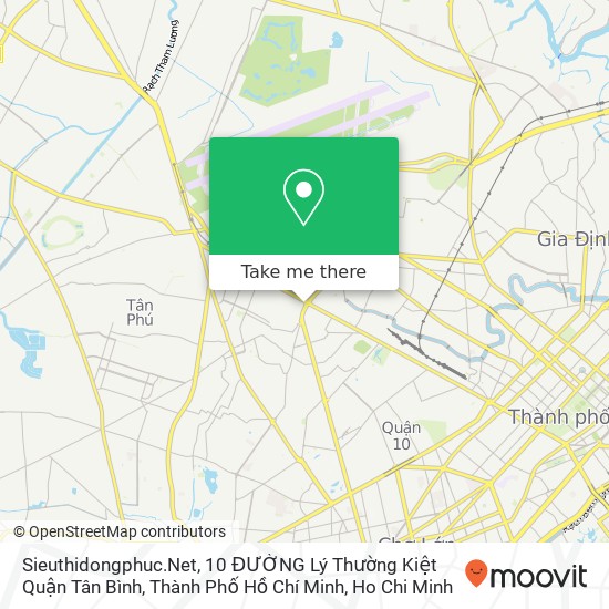 Sieuthidongphuc.Net, 10 ĐƯỜNG Lý Thường Kiệt Quận Tân Bình, Thành Phố Hồ Chí Minh map