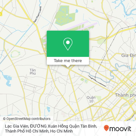 Lạc Gia Viên, ĐƯỜNG Xuân Hồng Quận Tân Bình, Thành Phố Hồ Chí Minh map