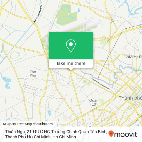 Thiên Nga, 21 ĐƯỜNG Trường Chinh Quận Tân Bình, Thành Phố Hồ Chí Minh map