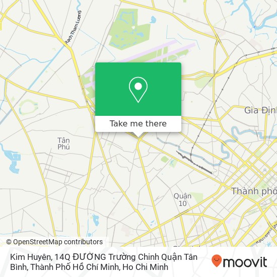 Kim Huyên, 14Q ĐƯỜNG Trường Chinh Quận Tân Bình, Thành Phố Hồ Chí Minh map