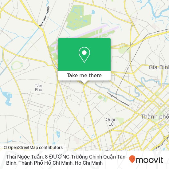 Thái Ngọc Tuấn, 8 ĐƯỜNG Trường Chinh Quận Tân Bình, Thành Phố Hồ Chí Minh map