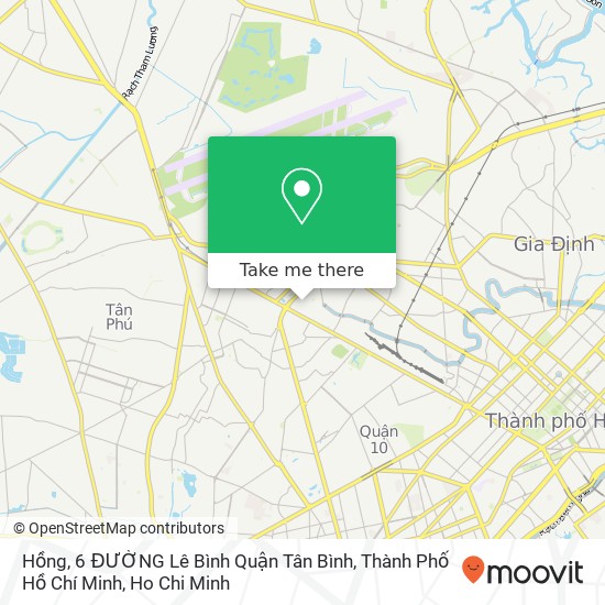 Hồng, 6 ĐƯỜNG Lê Bình Quận Tân Bình, Thành Phố Hồ Chí Minh map