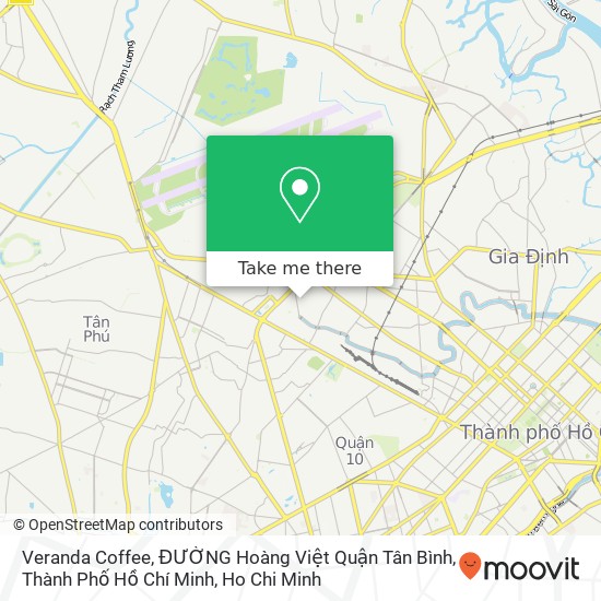 Veranda Coffee, ĐƯỜNG Hoàng Việt Quận Tân Bình, Thành Phố Hồ Chí Minh map