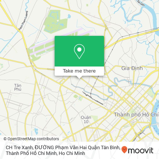 CH Tre Xanh, ĐƯỜNG Phạm Văn Hai Quận Tân Bình, Thành Phố Hồ Chí Minh map
