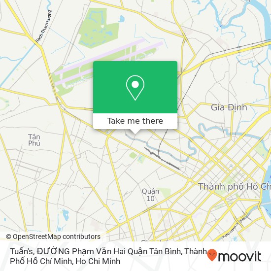 Tuấn's, ĐƯỜNG Phạm Văn Hai Quận Tân Bình, Thành Phố Hồ Chí Minh map