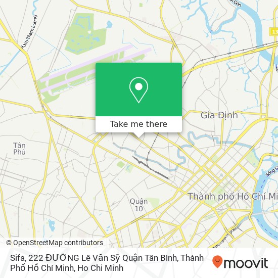 Sifa, 222 ĐƯỜNG Lê Văn Sỹ Quận Tân Bình, Thành Phố Hồ Chí Minh map