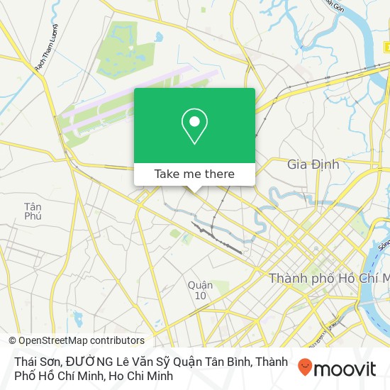 Thái Sơn, ĐƯỜNG Lê Văn Sỹ Quận Tân Bình, Thành Phố Hồ Chí Minh map