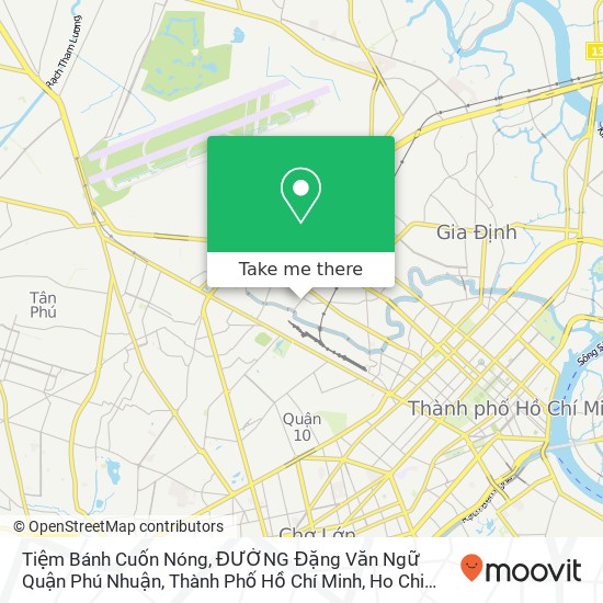 Tiệm Bánh Cuốn Nóng, ĐƯỜNG Đặng Văn Ngữ Quận Phú Nhuận, Thành Phố Hồ Chí Minh map
