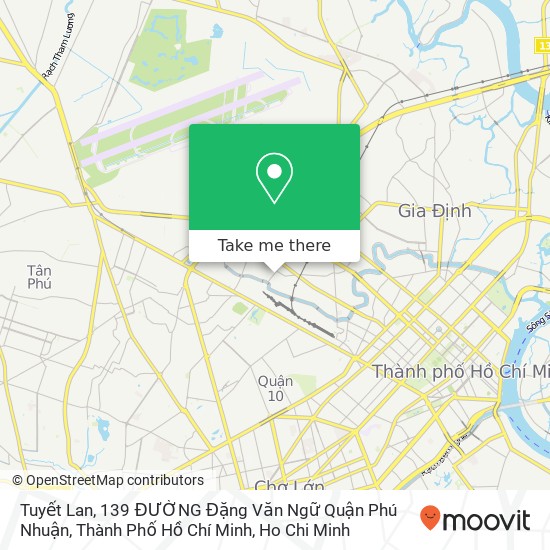 Tuyết Lan, 139 ĐƯỜNG Đặng Văn Ngữ Quận Phú Nhuận, Thành Phố Hồ Chí Minh map