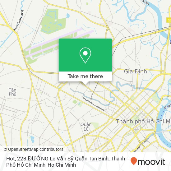 Hot, 228 ĐƯỜNG Lê Văn Sỹ Quận Tân Bình, Thành Phố Hồ Chí Minh map