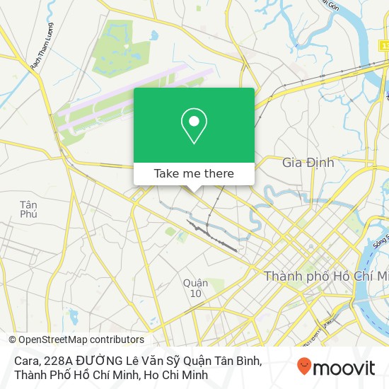 Cara, 228A ĐƯỜNG Lê Văn Sỹ Quận Tân Bình, Thành Phố Hồ Chí Minh map