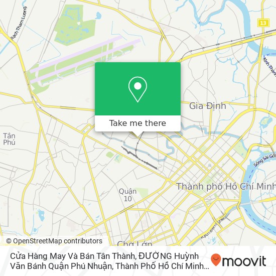 Cửa Hàng May Và Bán Tân Thành, ĐƯỜNG Huỳnh Văn Bánh Quận Phú Nhuận, Thành Phố Hồ Chí Minh map