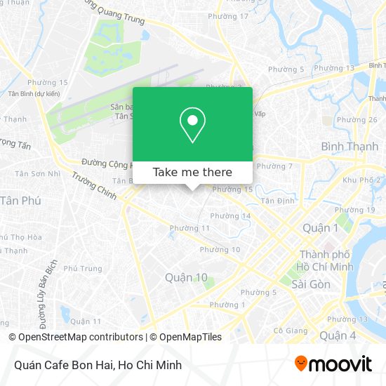 Quán Cafe Bon Hai map