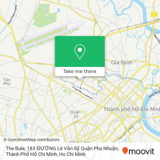 The Bule, 183 ĐƯỜNG Lê Văn Sỹ Quận Phú Nhuận, Thành Phố Hồ Chí Minh map