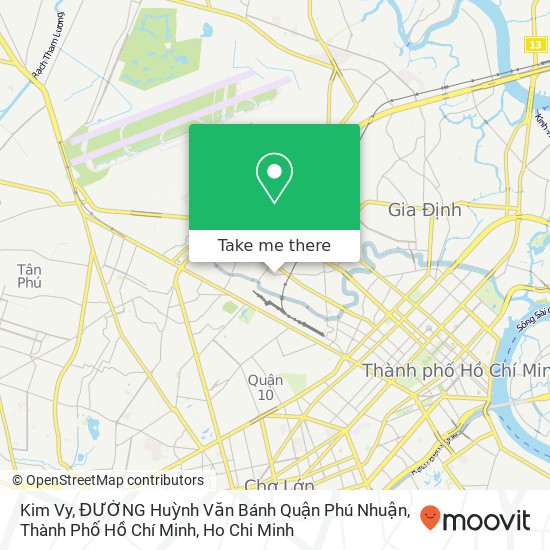 Kim Vy, ĐƯỜNG Huỳnh Văn Bánh Quận Phú Nhuận, Thành Phố Hồ Chí Minh map