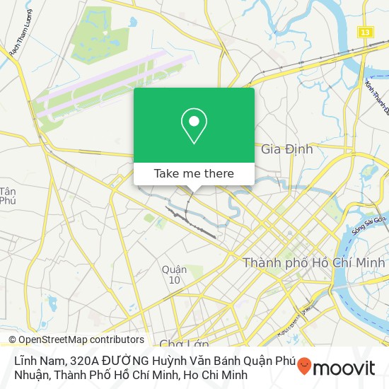 Lĩnh Nam, 320A ĐƯỜNG Huỳnh Văn Bánh Quận Phú Nhuận, Thành Phố Hồ Chí Minh map