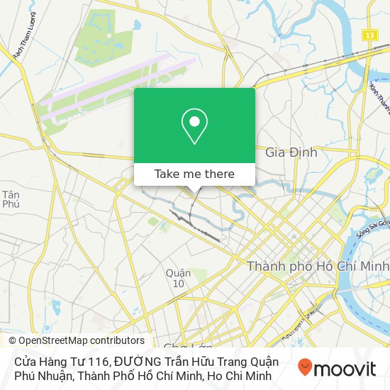 Cửa Hàng Tư 116, ĐƯỜNG Trần Hữu Trang Quận Phú Nhuận, Thành Phố Hồ Chí Minh map