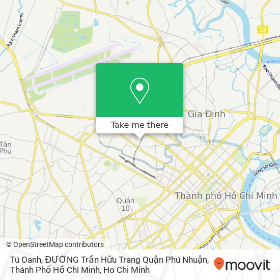 Tú Oanh, ĐƯỜNG Trần Hữu Trang Quận Phú Nhuận, Thành Phố Hồ Chí Minh map