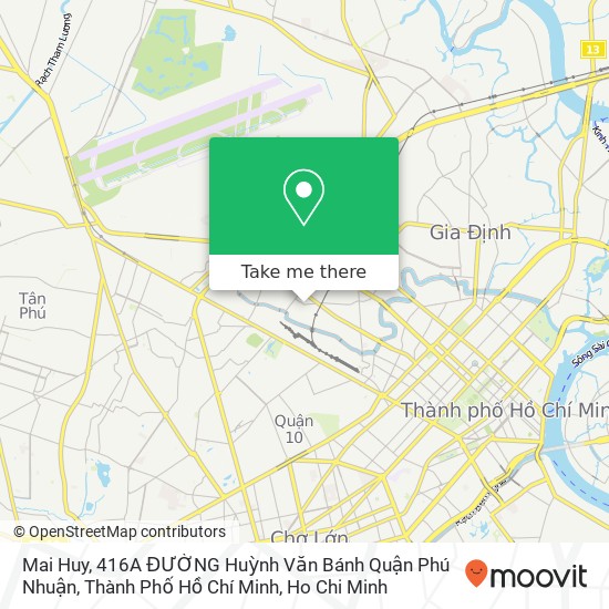 Mai Huy, 416A ĐƯỜNG Huỳnh Văn Bánh Quận Phú Nhuận, Thành Phố Hồ Chí Minh map