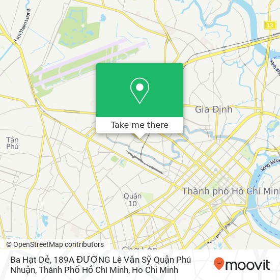 Ba Hạt Dẻ, 189A ĐƯỜNG Lê Văn Sỹ Quận Phú Nhuận, Thành Phố Hồ Chí Minh map