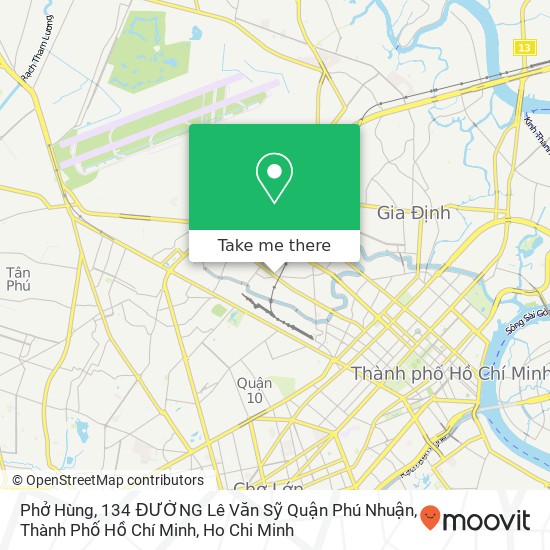 Phở Hùng, 134 ĐƯỜNG Lê Văn Sỹ Quận Phú Nhuận, Thành Phố Hồ Chí Minh map