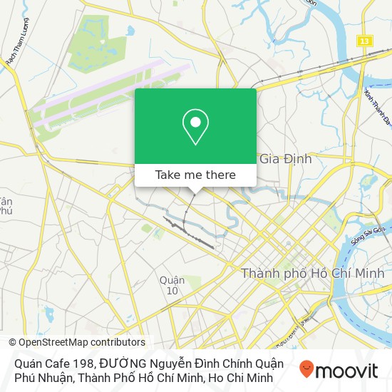 Quán Cafe 198, ĐƯỜNG Nguyễn Đình Chính Quận Phú Nhuận, Thành Phố Hồ Chí Minh map