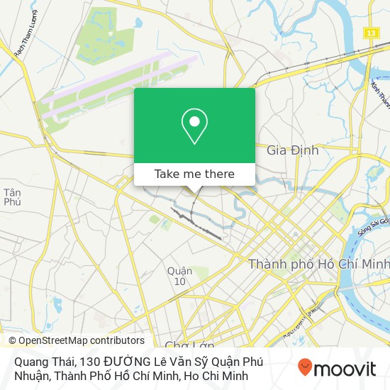 Quang Thái, 130 ĐƯỜNG Lê Văn Sỹ Quận Phú Nhuận, Thành Phố Hồ Chí Minh map