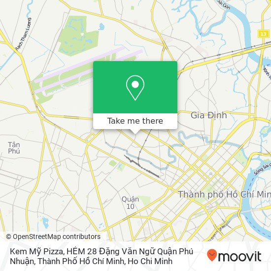 Kem Mỹ Pizza, HẺM 28 Đặng Văn Ngữ Quận Phú Nhuận, Thành Phố Hồ Chí Minh map
