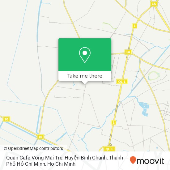 Quán Cafe Võng Mái Tre, Huyện Bình Chánh, Thành Phố Hồ Chí Minh map